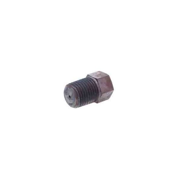 Alemite Mist Fitting, 18 In Female Nptf X 14 In Male Nptf Thread, 5964 In Oal, Brass, Black Zinc, 3813034 381303-4 - main